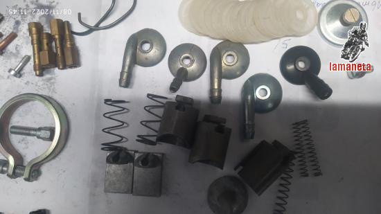 todo el recambio de carburadr dellorto nuevo. lo de las foto