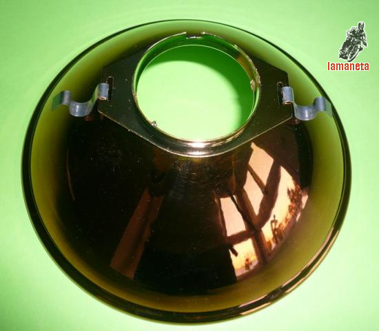 optica, parabola, reflector 155mm para ducati 175 ts, ducati