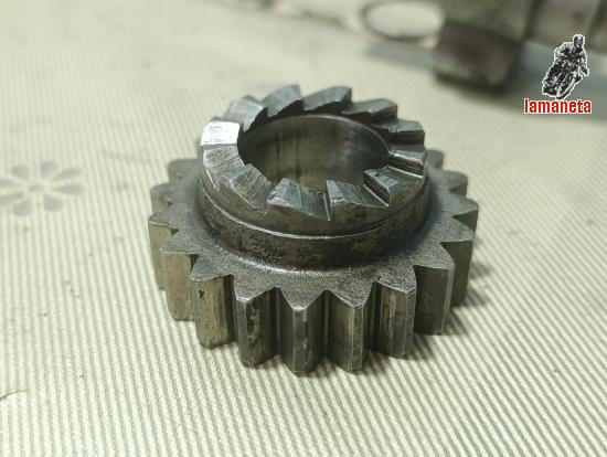 Conjunto de arranque completo, eje, pinon, muelles, arandela