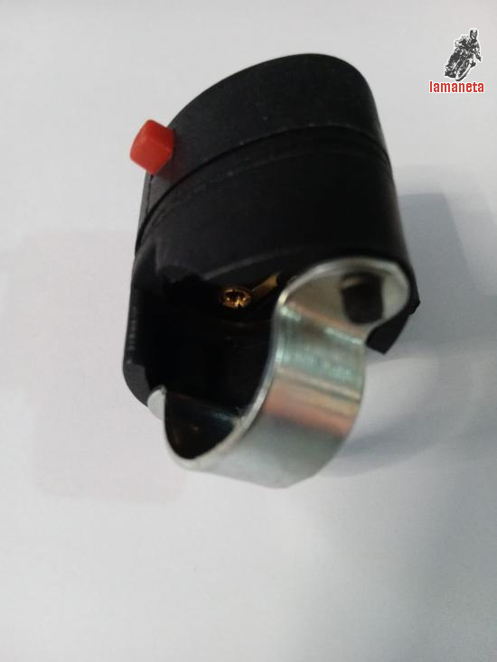 Conmutador luces 3 posiciones con boton stop y pulsante cla