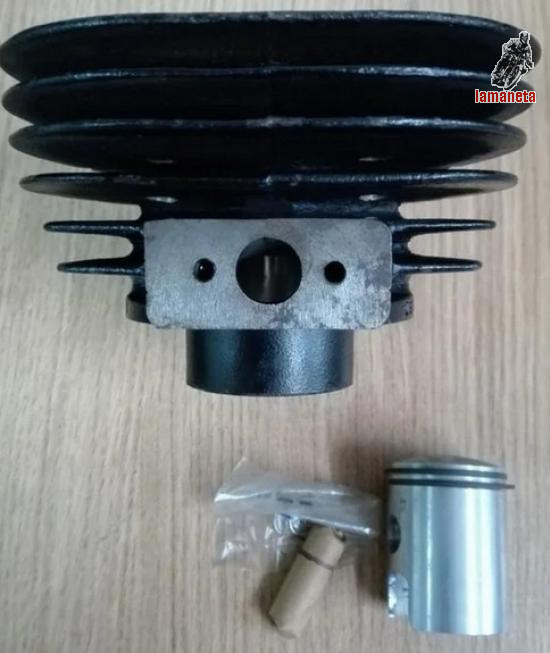 Cilindro Derbi Coyote 49cc.   Fabricado en hierro.  Piston M