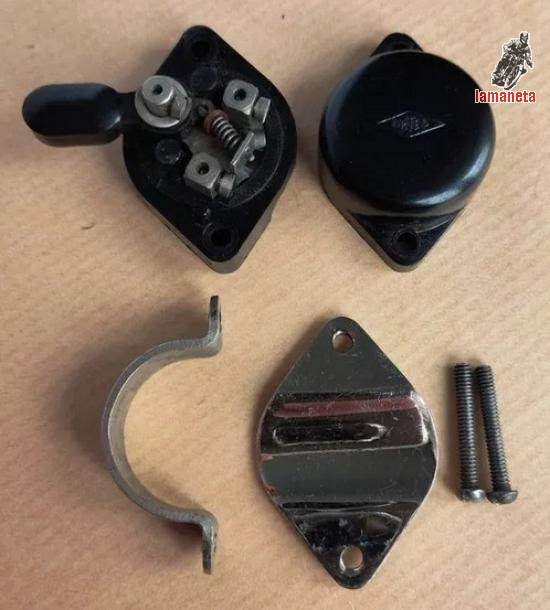 Se vende llave de luces de moto clasica. Dos posiciones larg