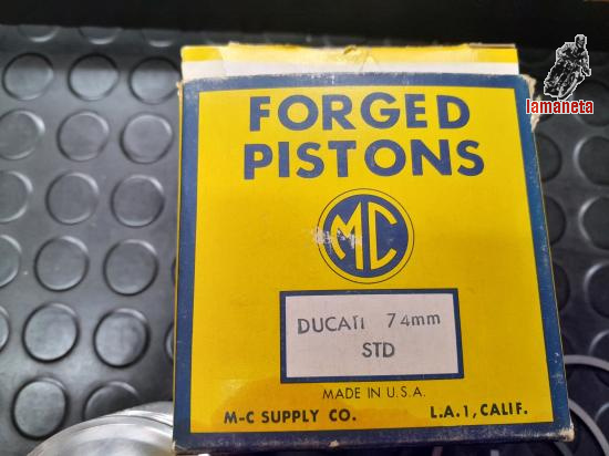 piston nuevo para ducati 250 carter ancho . medida standart