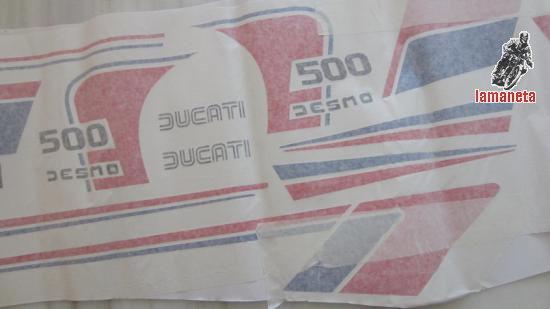 juego adhesivos en vinilo para ducati pantah 500, lo que se