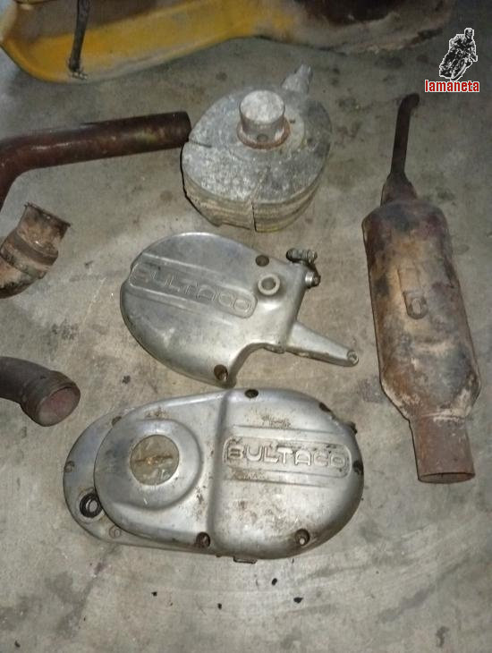 Restos de Bultaco Lobito 75 mk7, se vende todo junto y no se